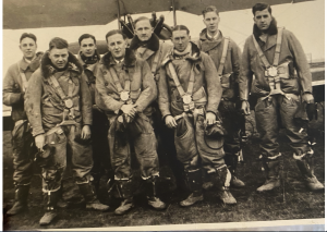 Flying training, Hamble, UK; Willie Nelson at right (courtesy Jonny Lieberman)