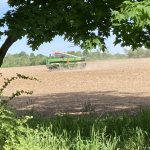 The fields with last year’s corn stubble are being disced, harrowed and rolled, likely to be planted with soybeans within days